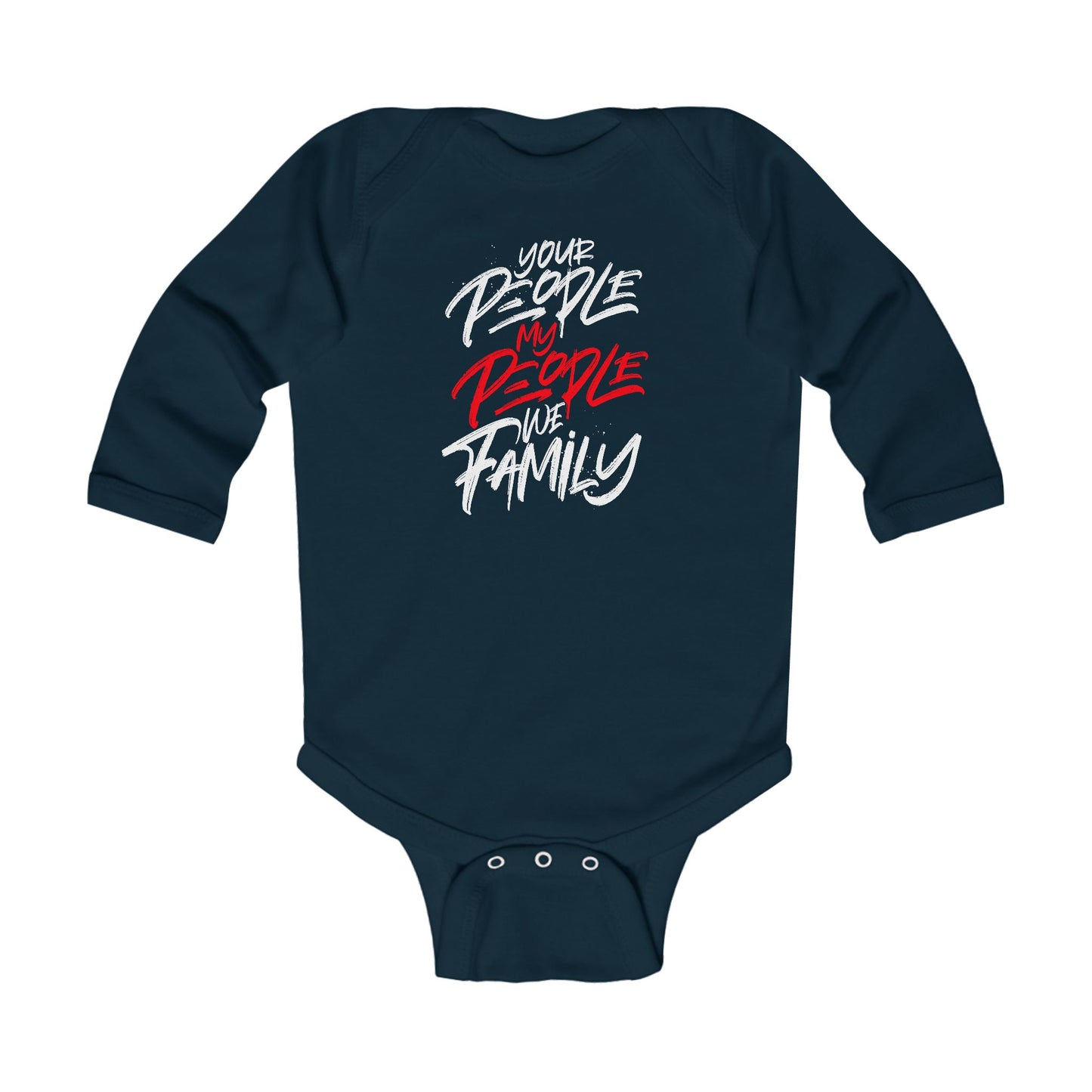 Infant Long Sleeve Your People My People Bodysuit