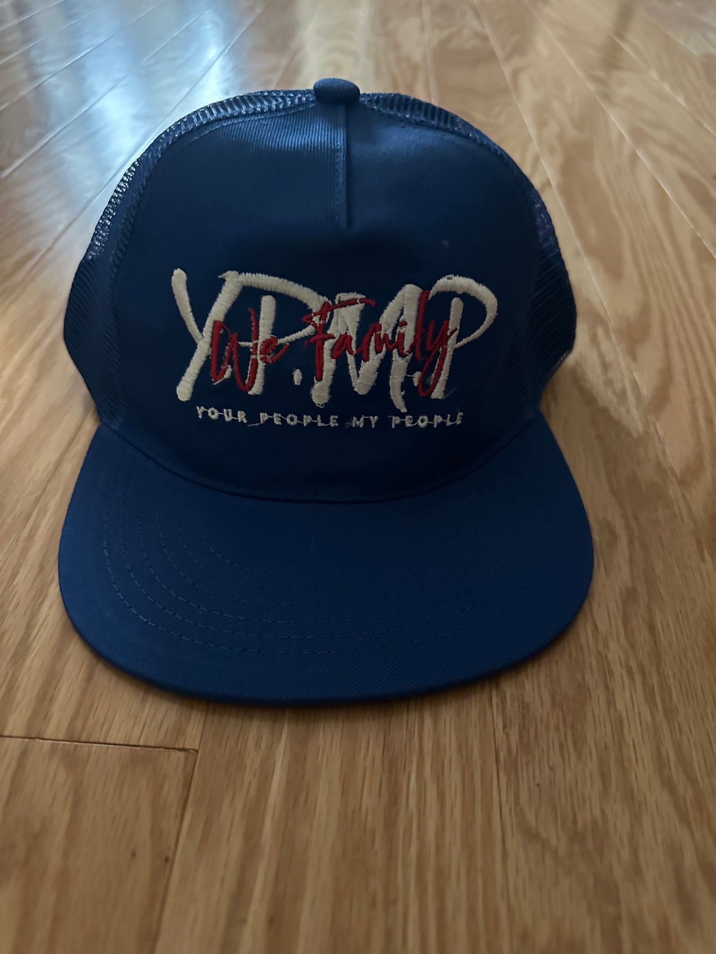 Blue YPMP w/red letter Snapback Hat