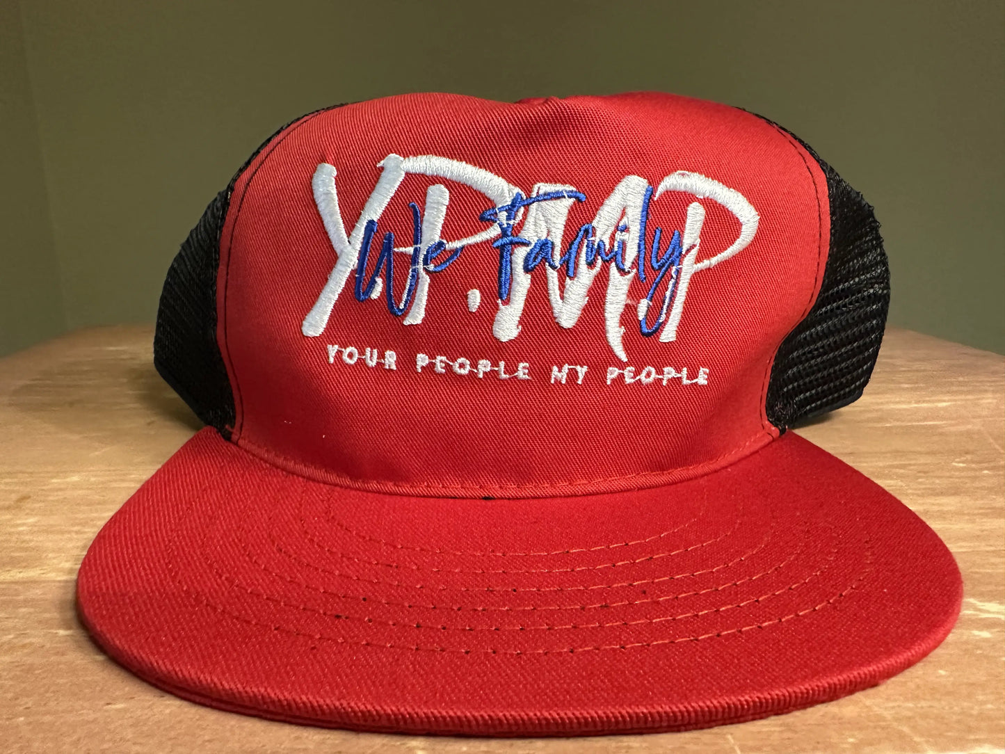 Red and Black YPMP Initials Snapback Hat
