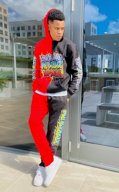 Your People My People Graffitti (Pullover) Jogger Set