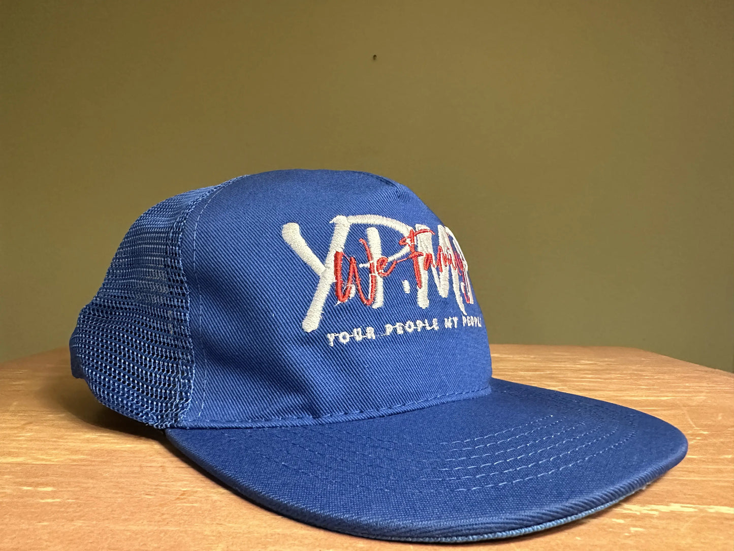 Blue YPMP w/red letter Snapback Hat