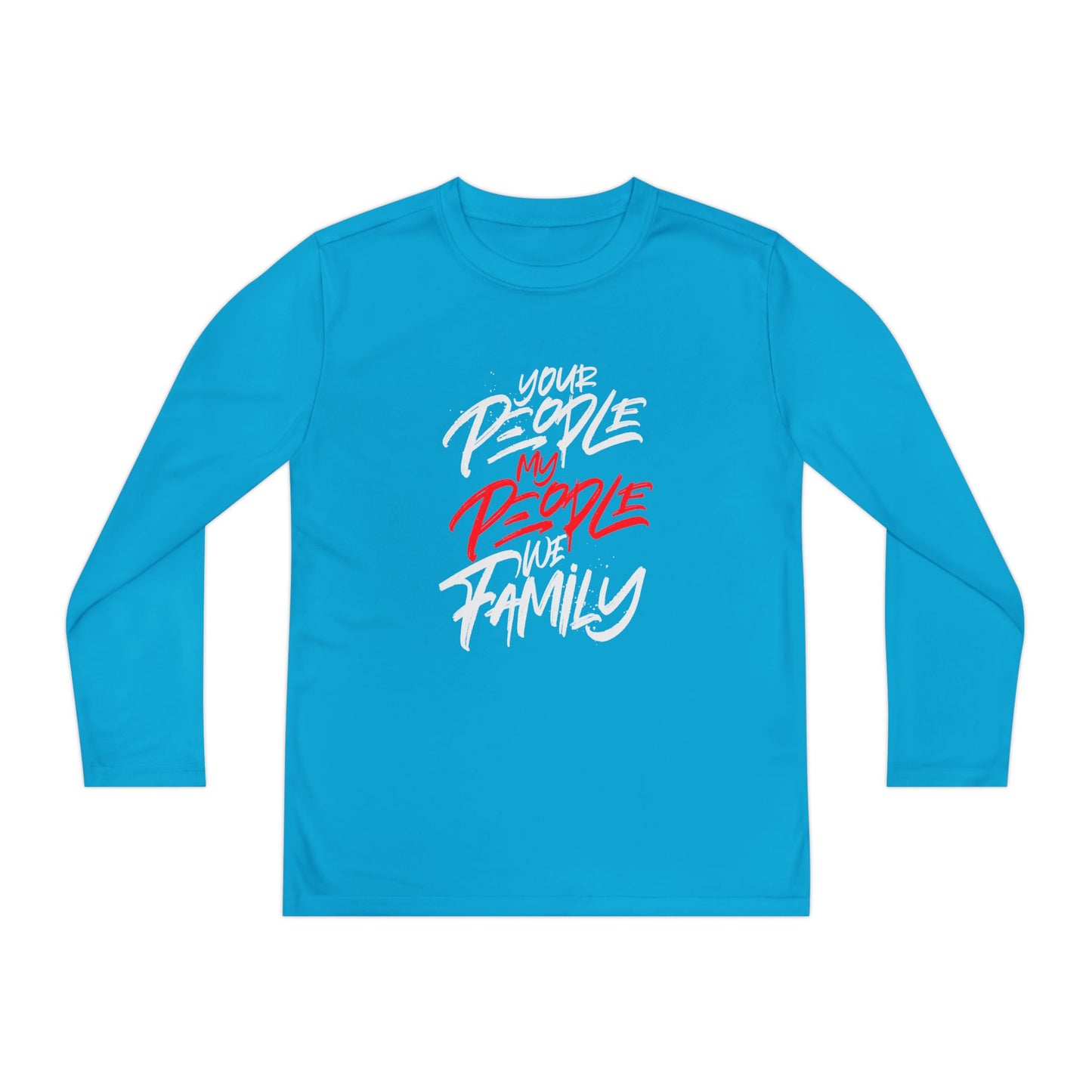 Youth Your People My People (white/red) Long Sleeve Shirt