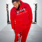 Red YPMP Initial Jogger Set