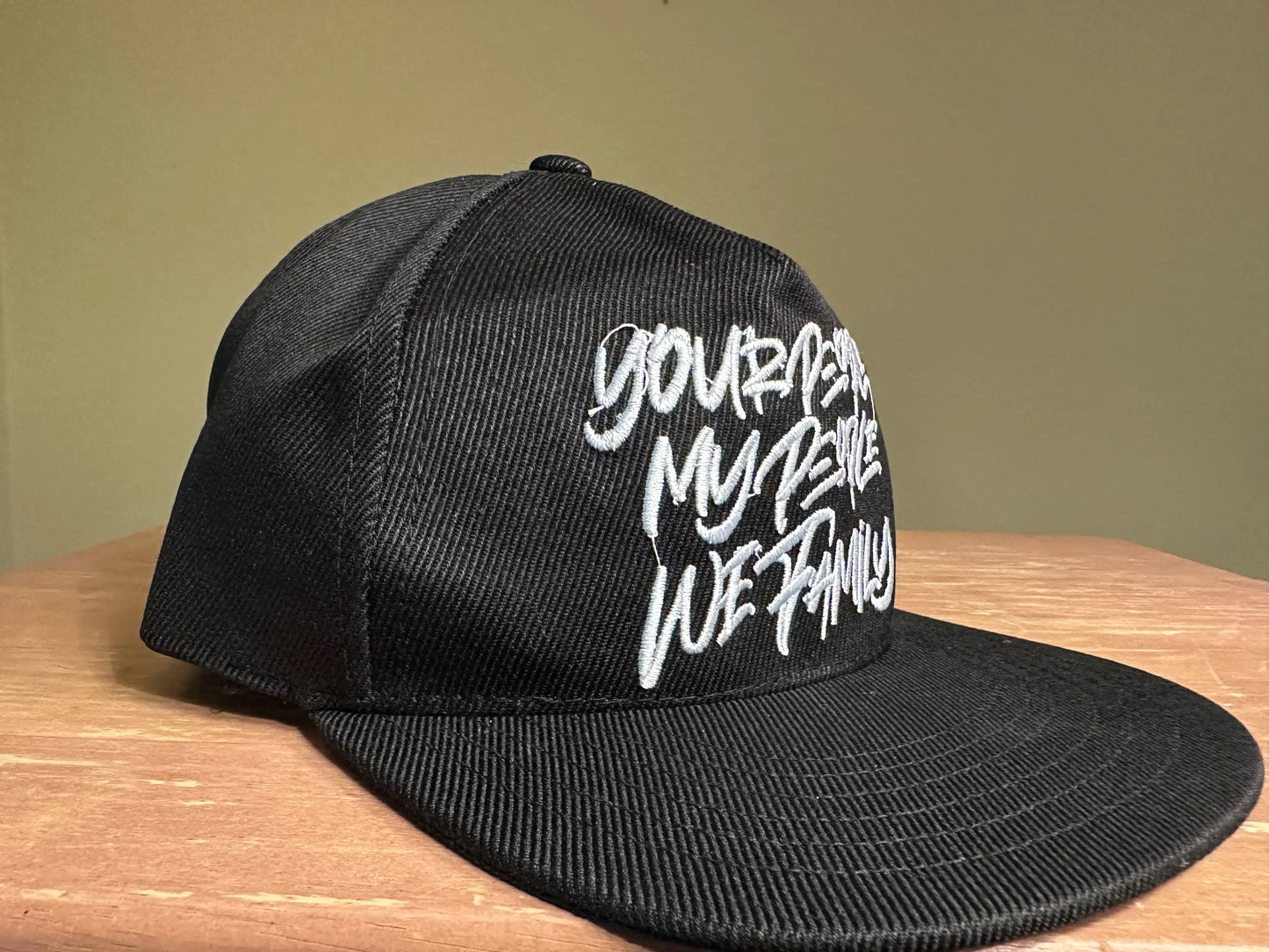 Black Your People My People We Family Snapback Hat