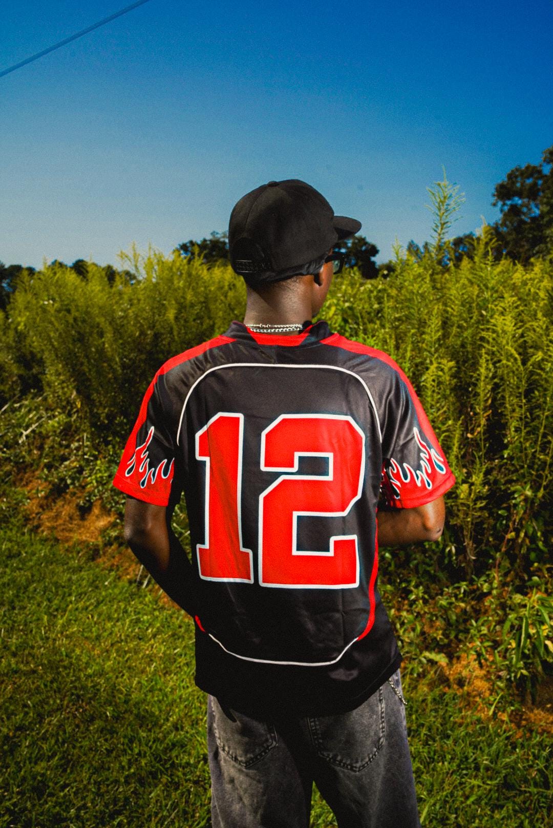 Red/Black Jersey Shirt