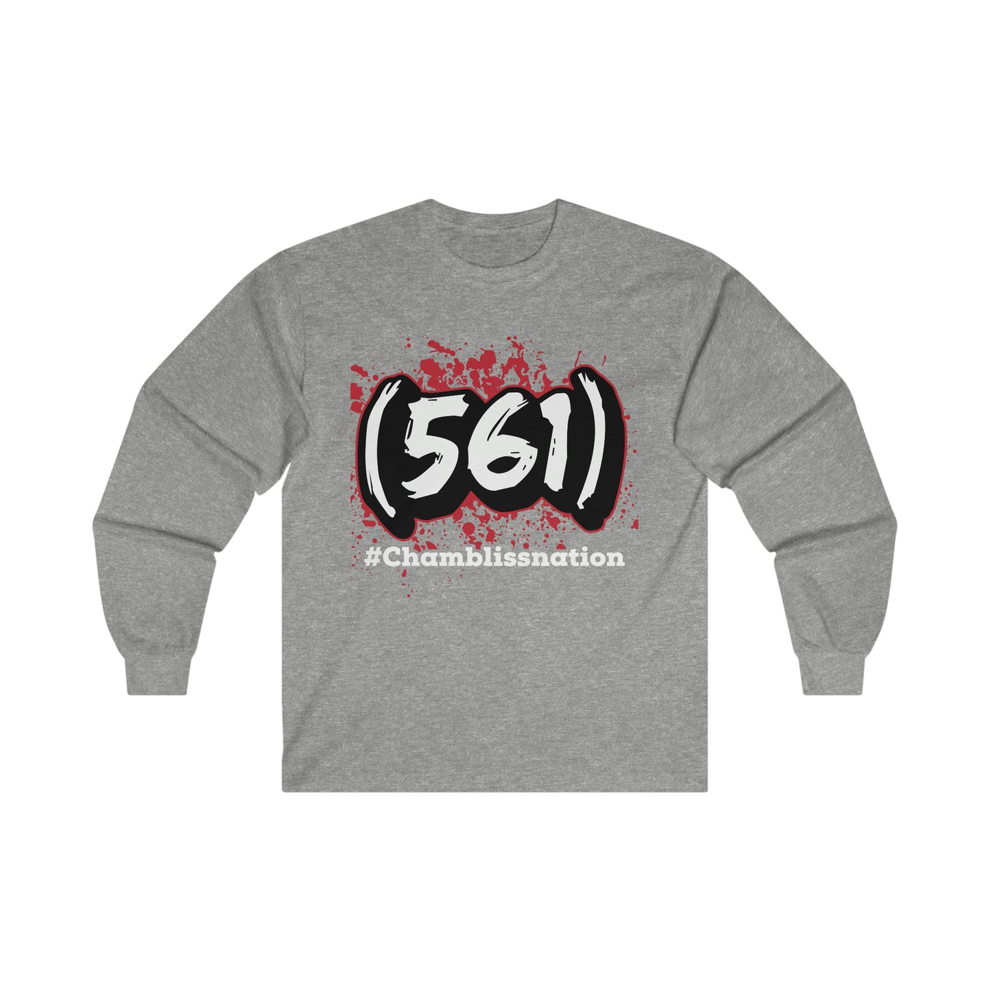 Area Code 561 Long Sleeve Tee