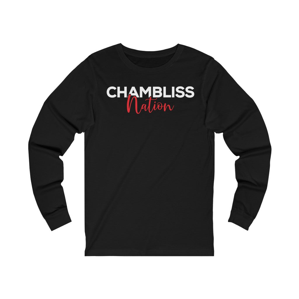 "CHAMBLISSnation" Long Sleeve Tee