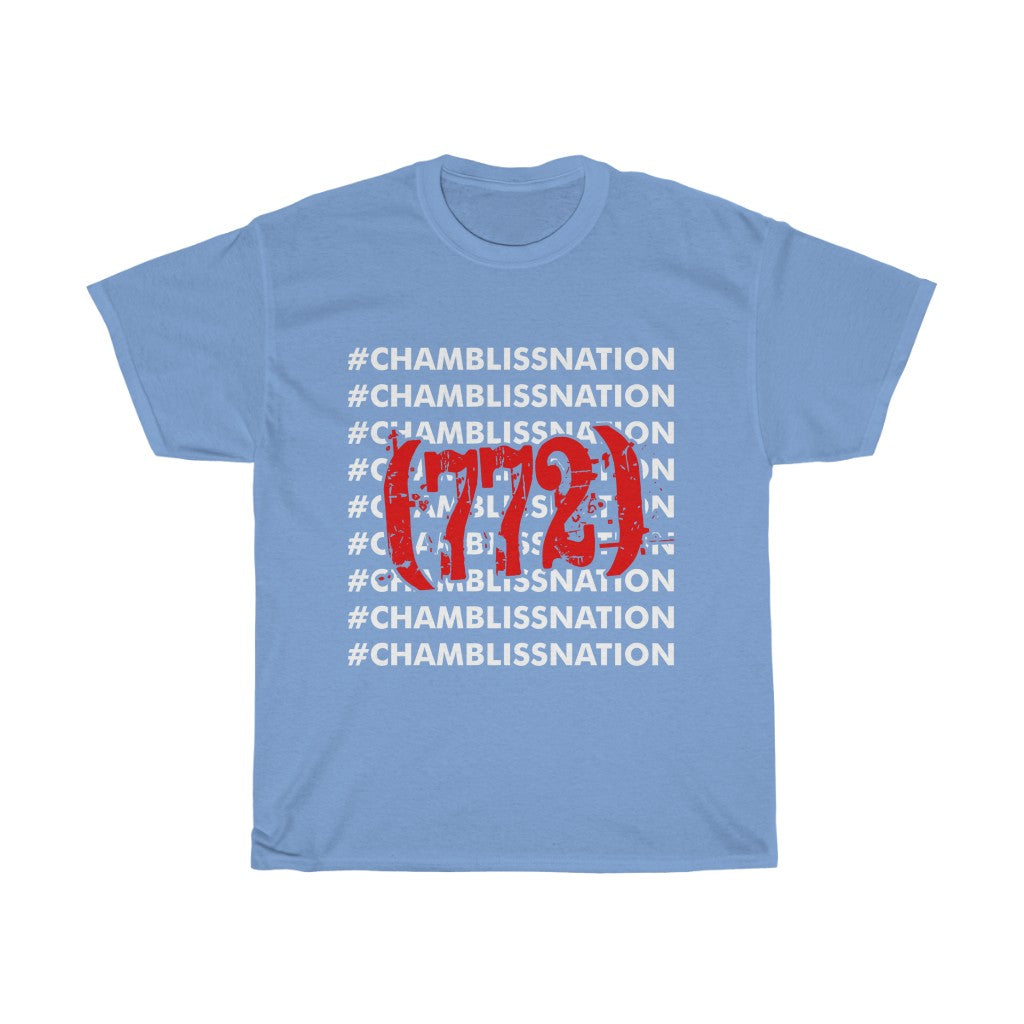 Area Code 772 w/name Tee