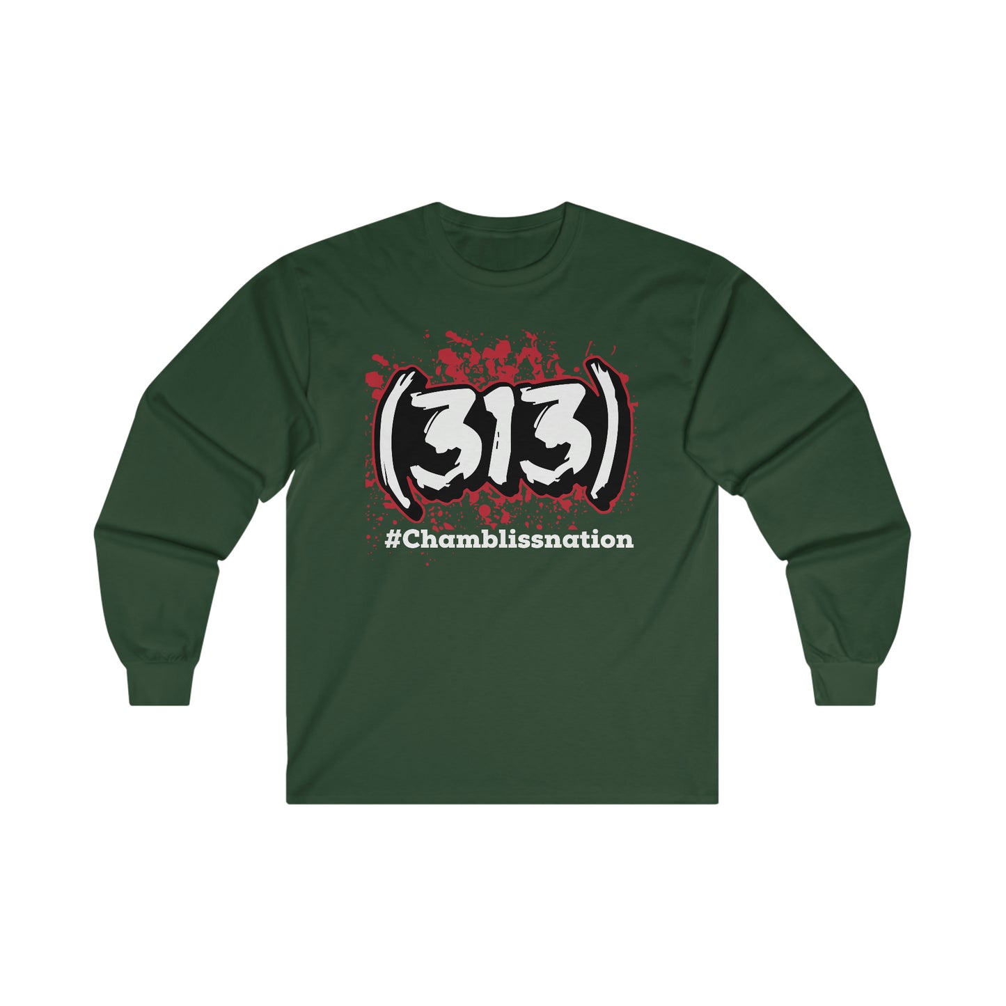 Area Code 313 Long Sleeve Tee