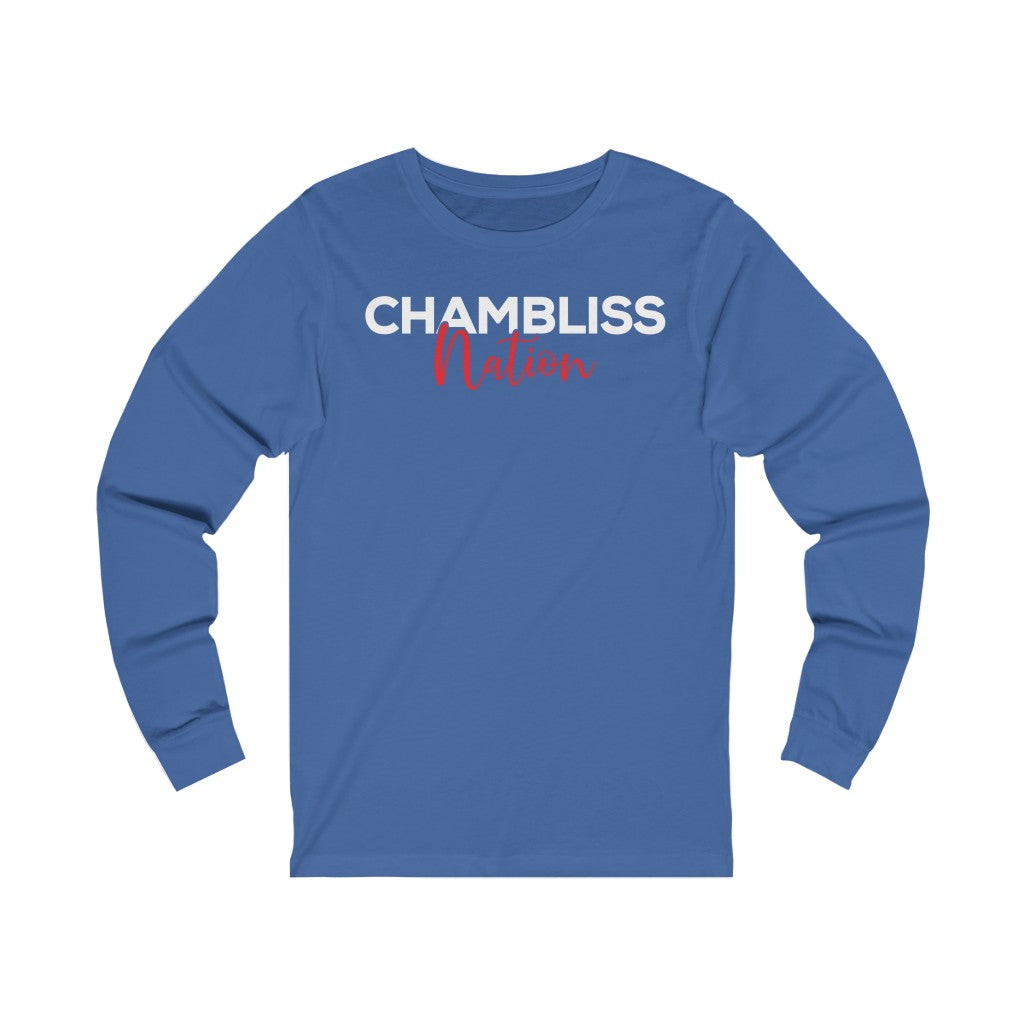 "CHAMBLISSnation" Long Sleeve Tee