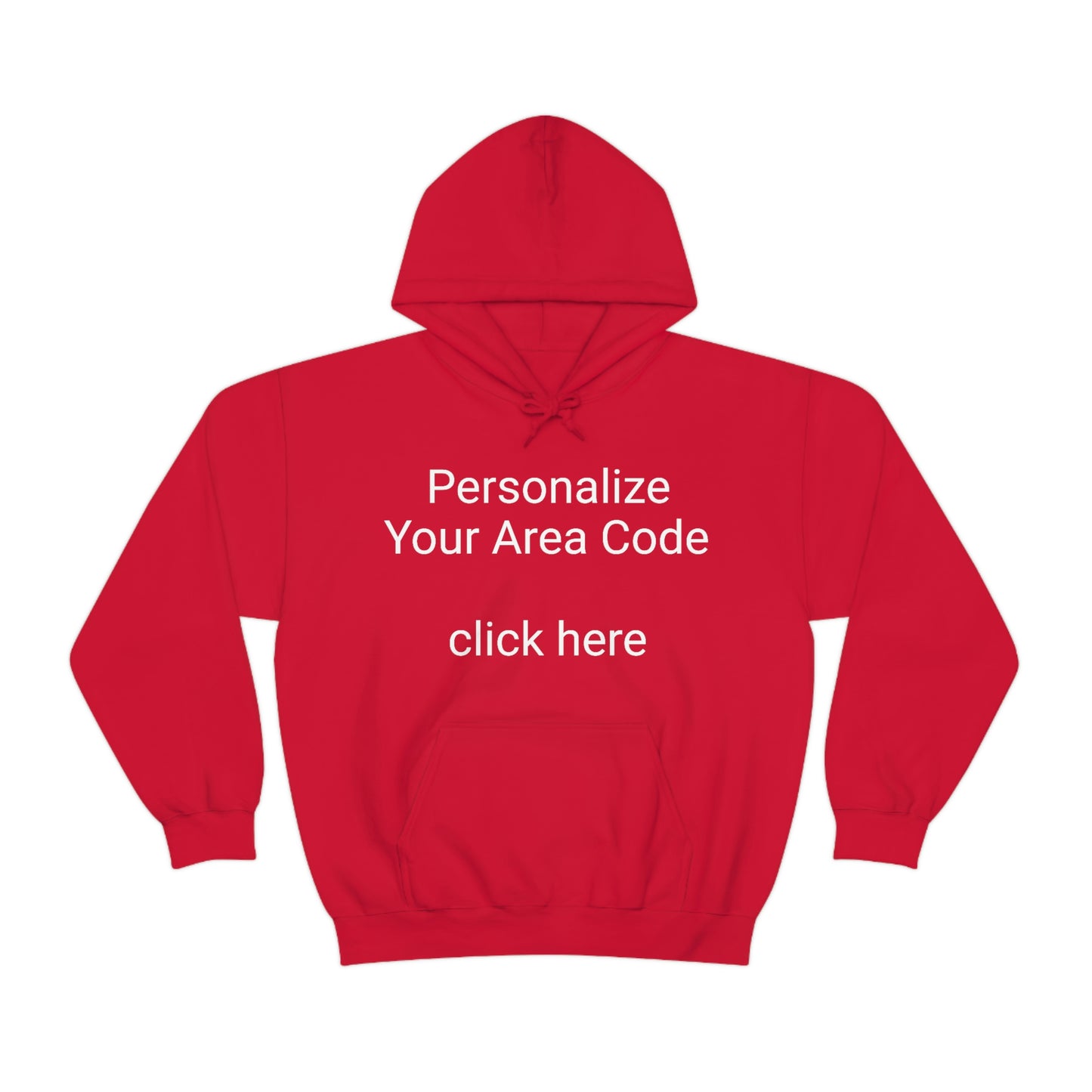 Personalize w/Your Area Code Hoodie