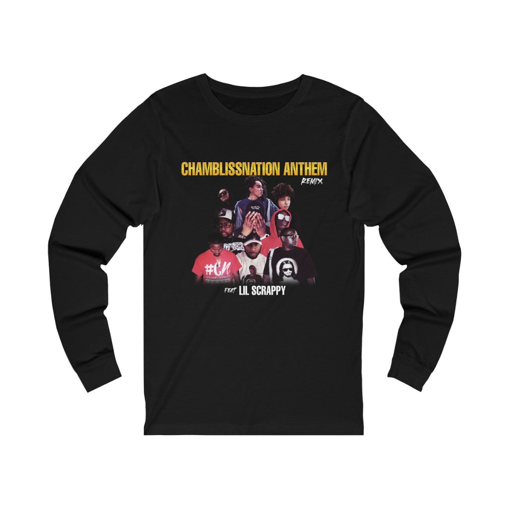 "Chamblissnation Anthem Remix" Long Sleeve Tee