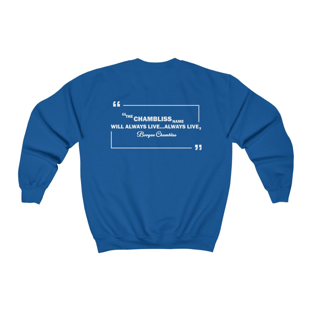 "It's more than just a name" w/back sweatshirt