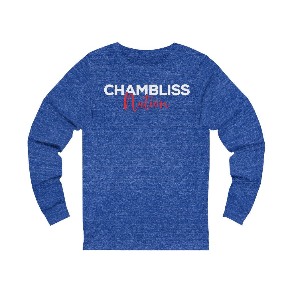 "CHAMBLISSnation" Long Sleeve Tee