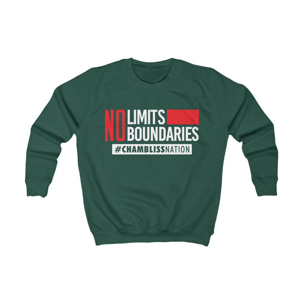 "No Limits No Boundaries" Youth Sweatshirt