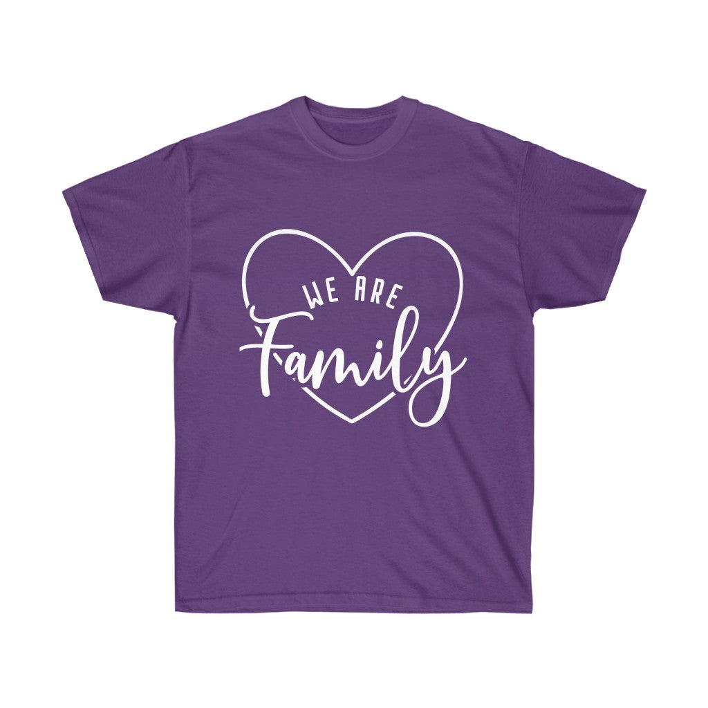 We are Family (Heart) w/o back Tee