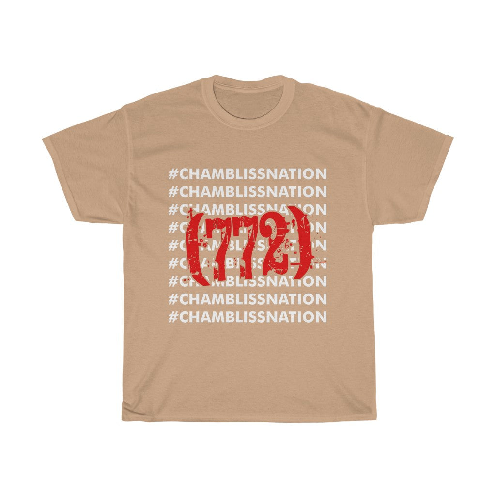 Area Code 772 w/name Tee