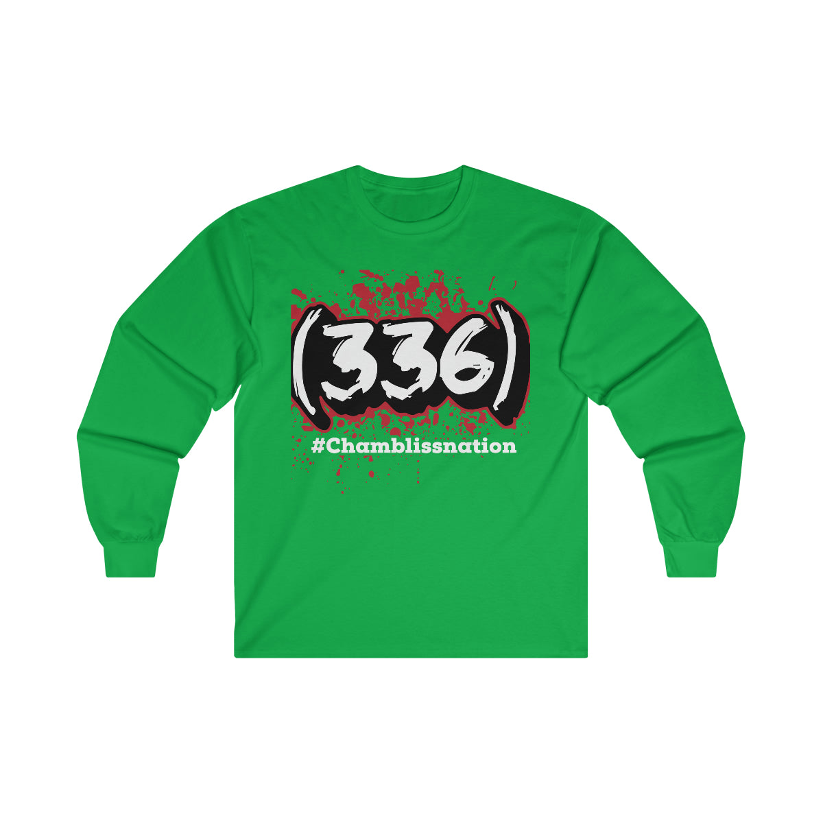 Area Code (336) Long Sleeve Tee