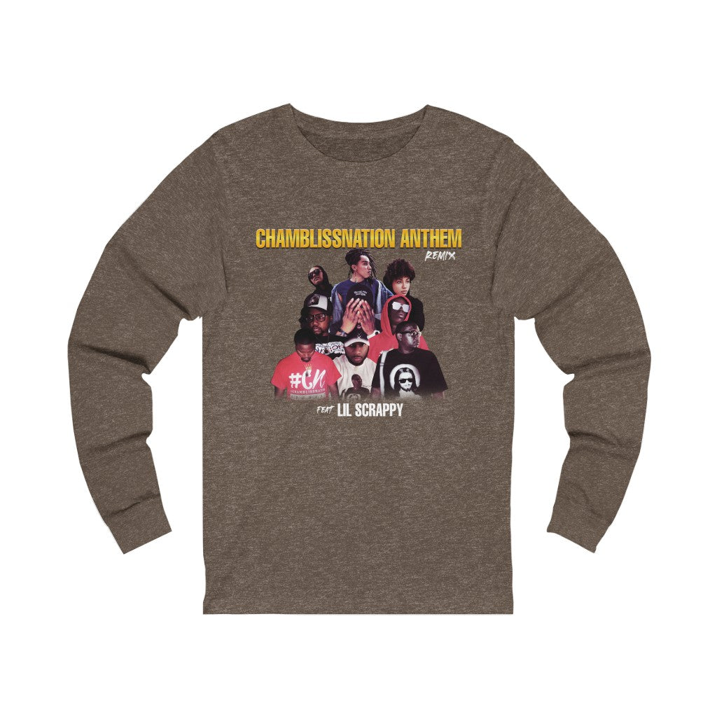 "Chamblissnation Anthem Remix" Long Sleeve Tee