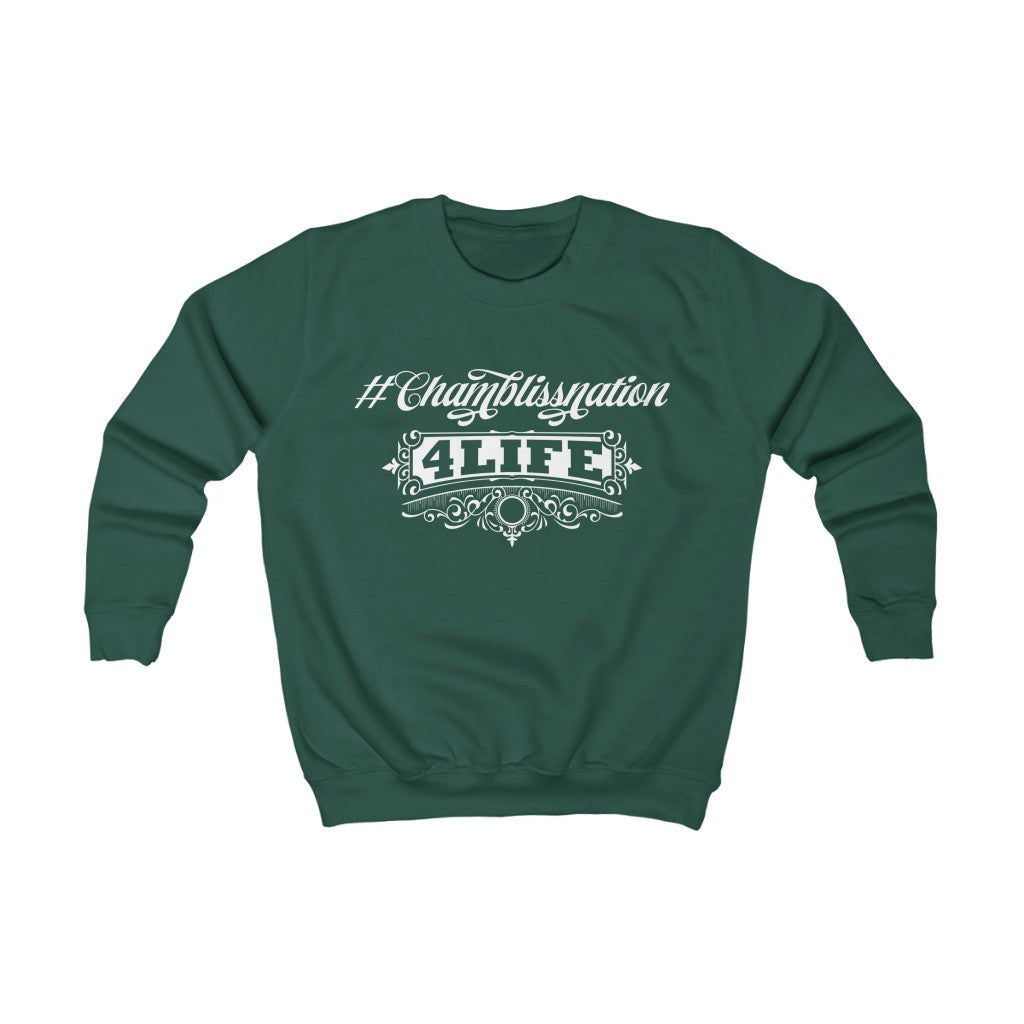 "#Chamblissnation4 Life" Youth Sweatshirt