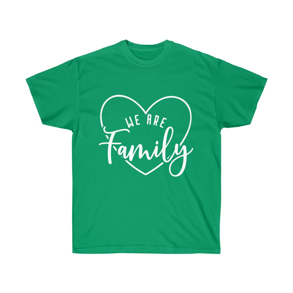We are Family (Heart) w/o back Tee