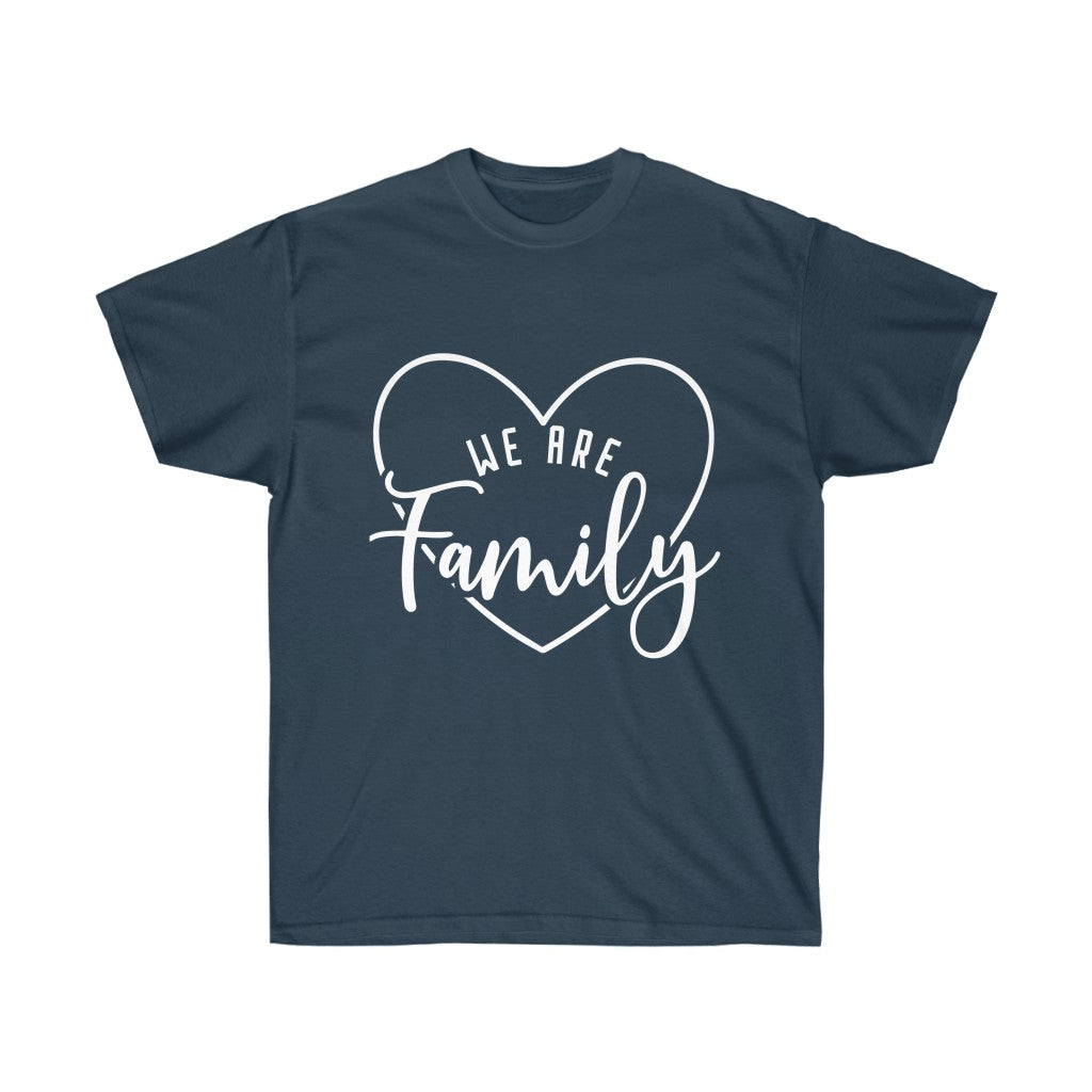We are Family (Heart) w/o back Tee