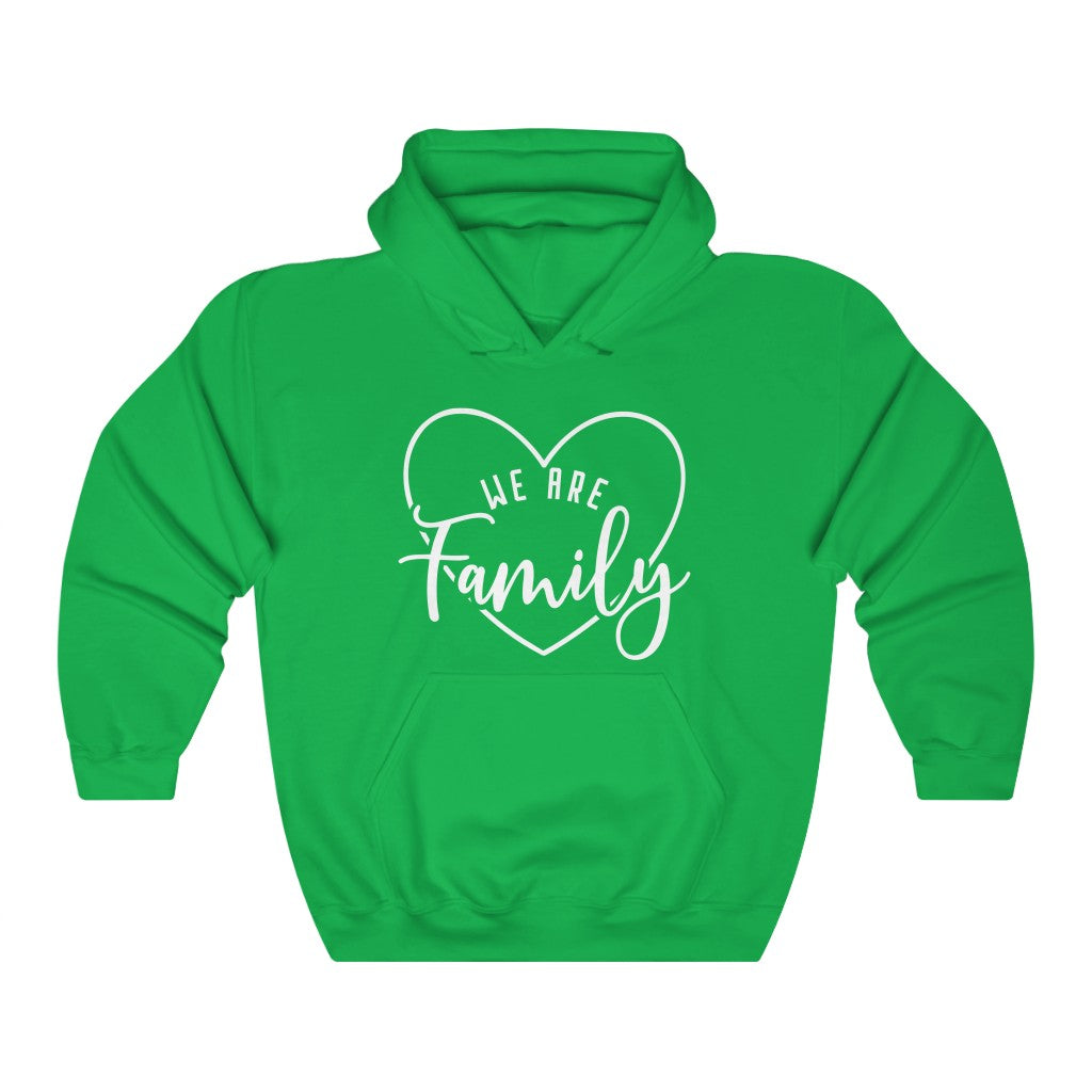 We are Family (Heart) Hoodie w/Back