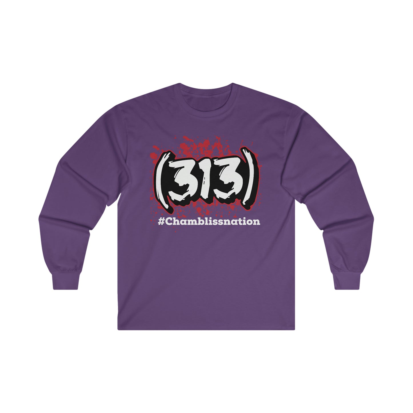 Area Code 313 Long Sleeve Tee