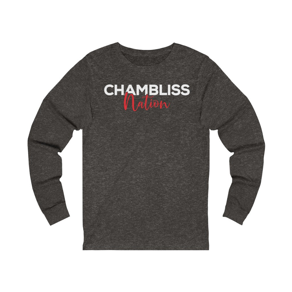 "CHAMBLISSnation" Long Sleeve Tee