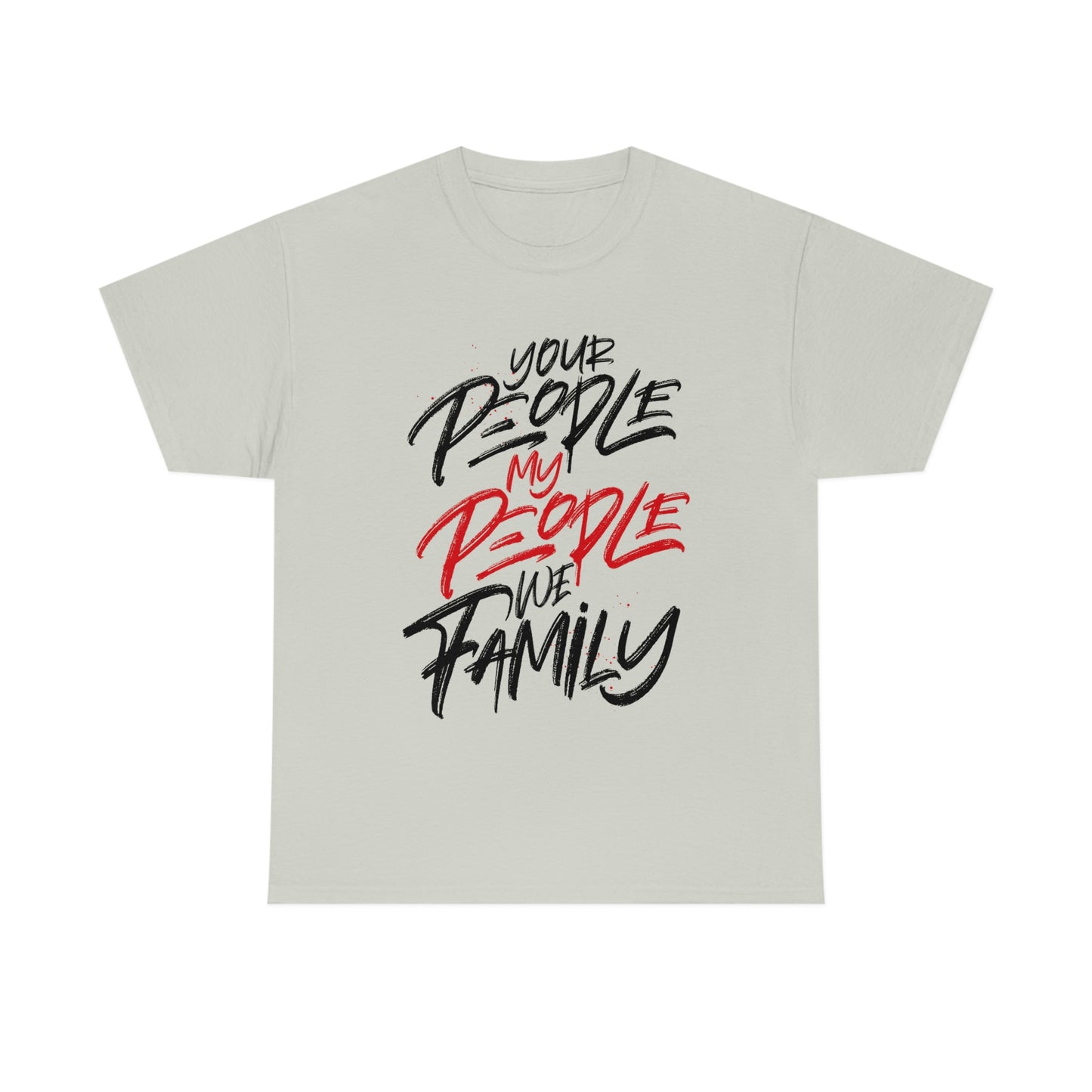 Your People My People w/red and black letters