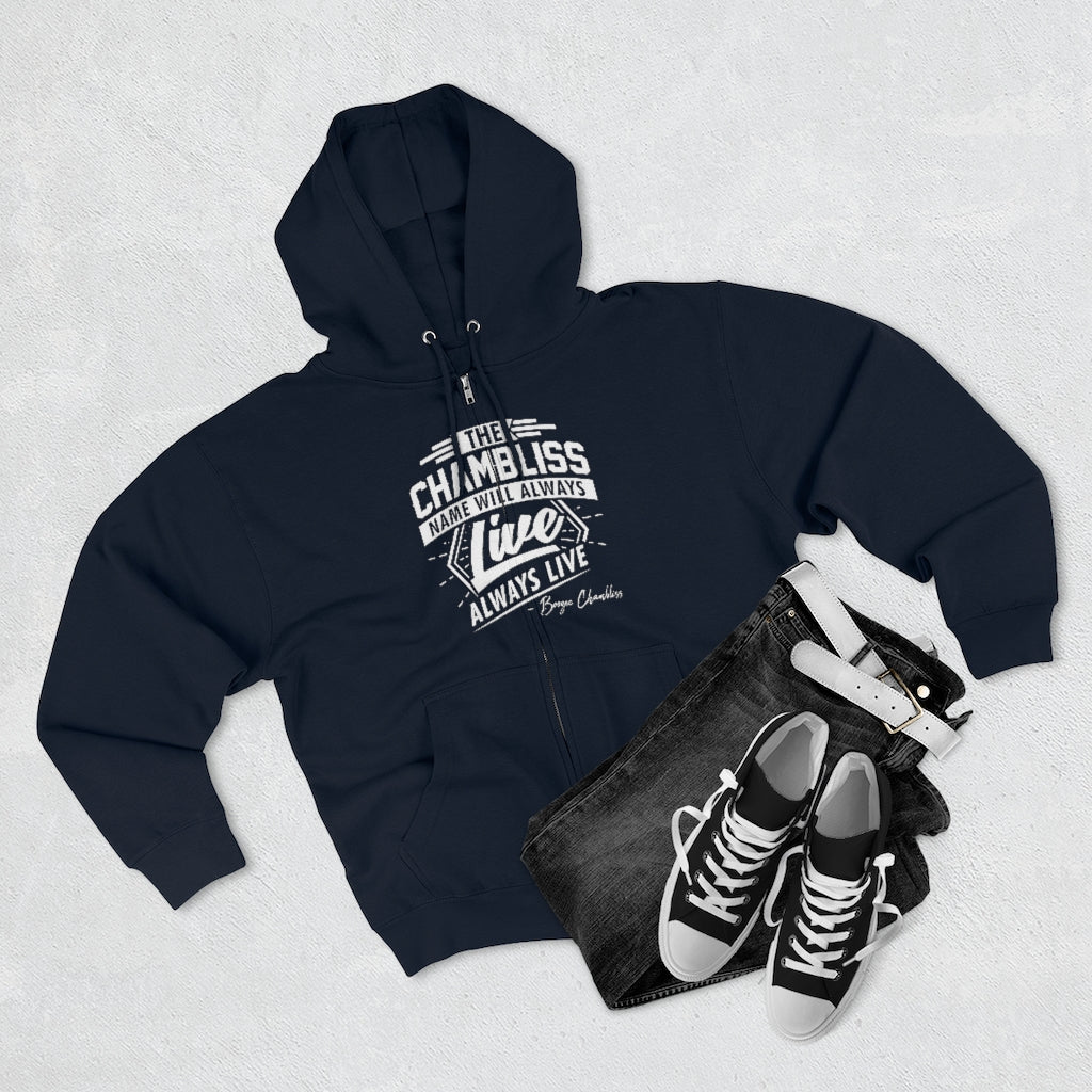 The Chambliss name will live Zip Hoodie