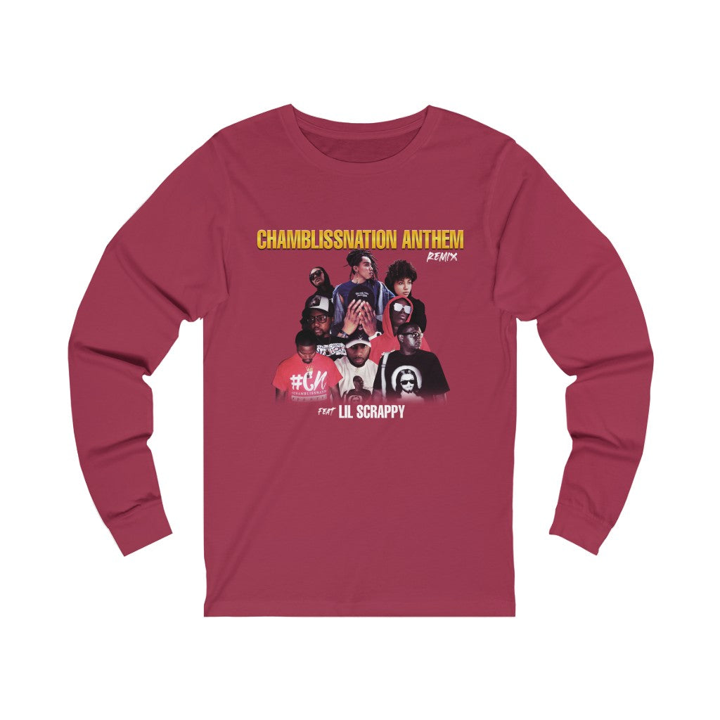 "Chamblissnation Anthem Remix" Long Sleeve Tee