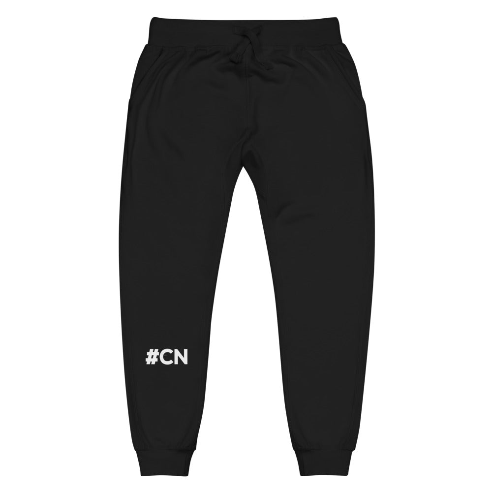 "#CN" fleece sweatpants
