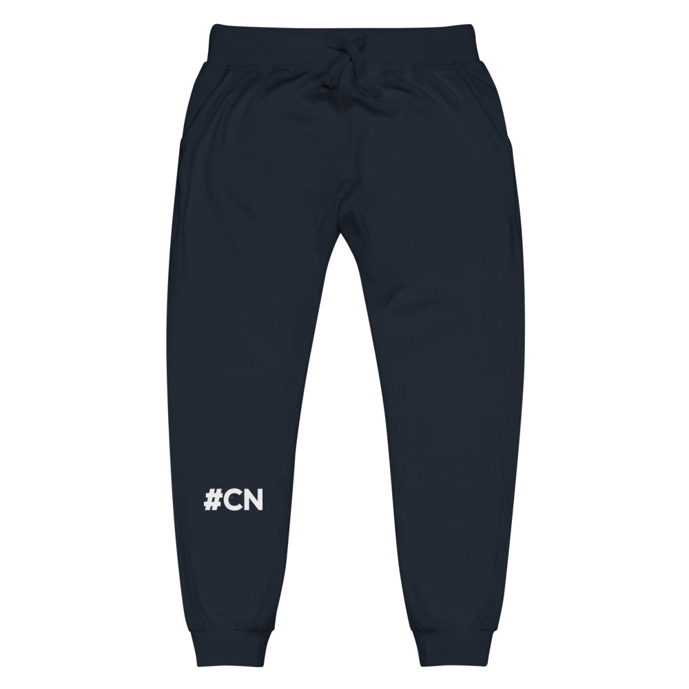 "#CN" fleece sweatpants