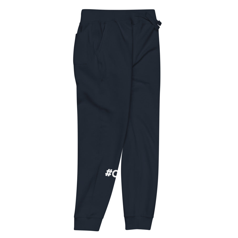 "#CN" fleece sweatpants