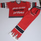 FIRE RED JERSEY SET (LONG PANTS)