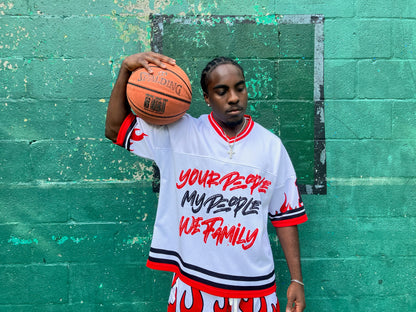 Fire Red and White Jersey OR Shorts