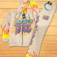 Tan Flame Fire Your People My People Jogger Set