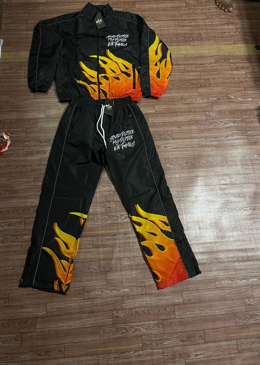 BLACK FIRE WINDBREAKER W/GLOW IN THE DARK PANEL