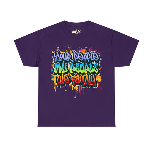 Your People My People Graffiti Drip Tee