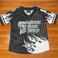 Fire Baseball Jersey Black and White