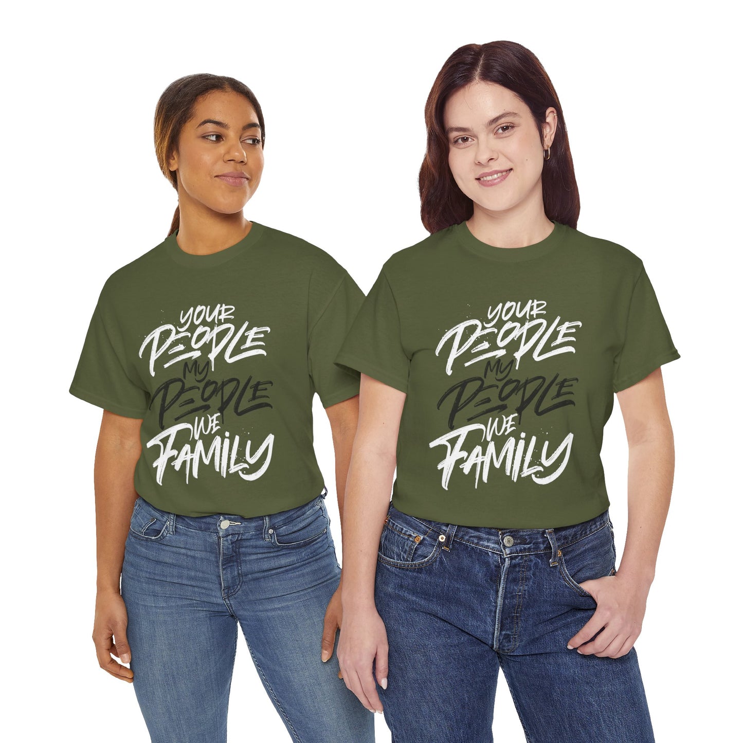 Your People My People Tshirt (black and white)