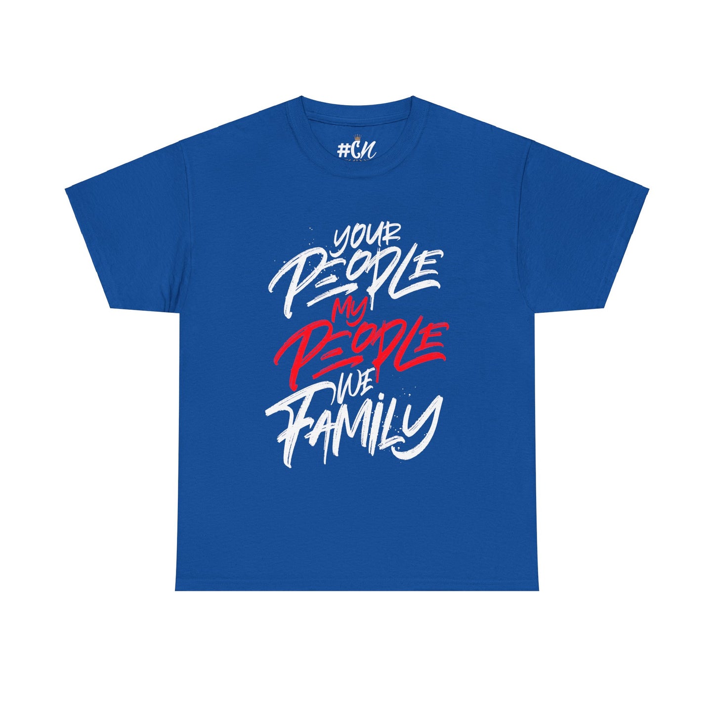 Your People My People Tshirt (Red/white letters)