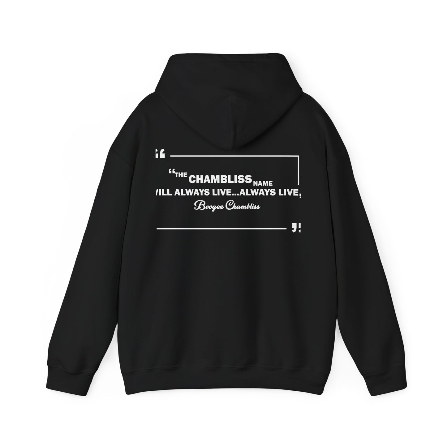 It's More than Just a Name Hoodie w/quote on back
