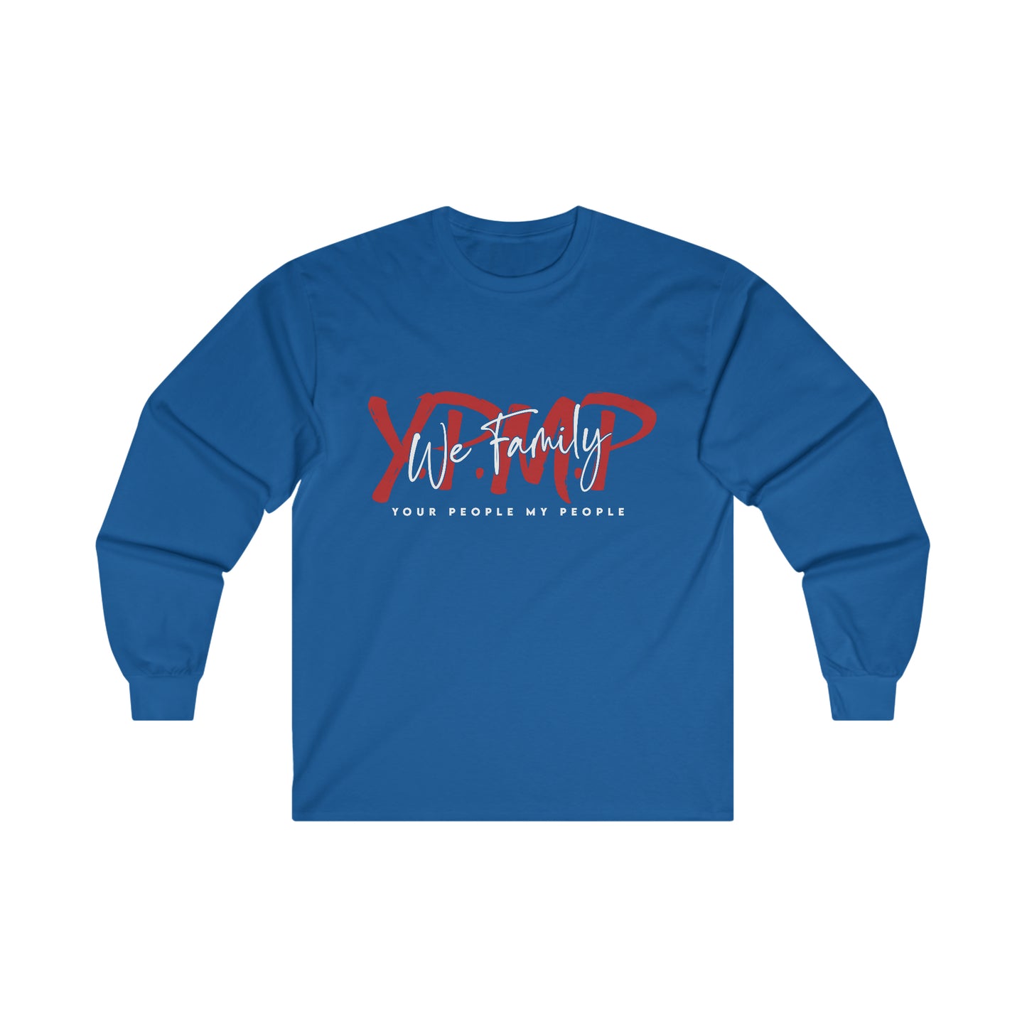 YPMP Initials Red Letters Long Sleeve Tee