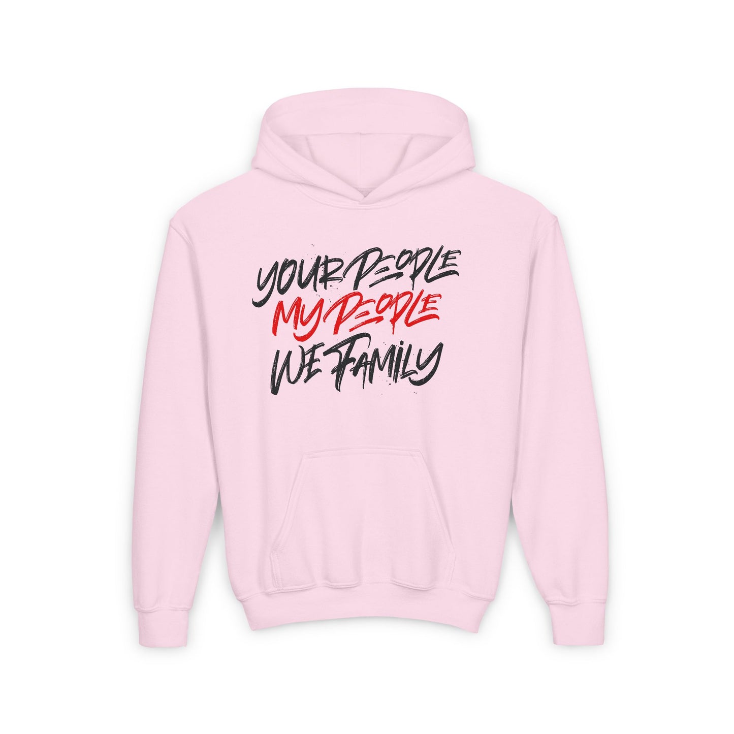 Youth White Your People My People Hoodie