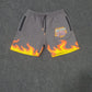 Gray Fire Shorts (DTF Print)