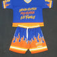 Blue Orange White Jersey OR Shorts