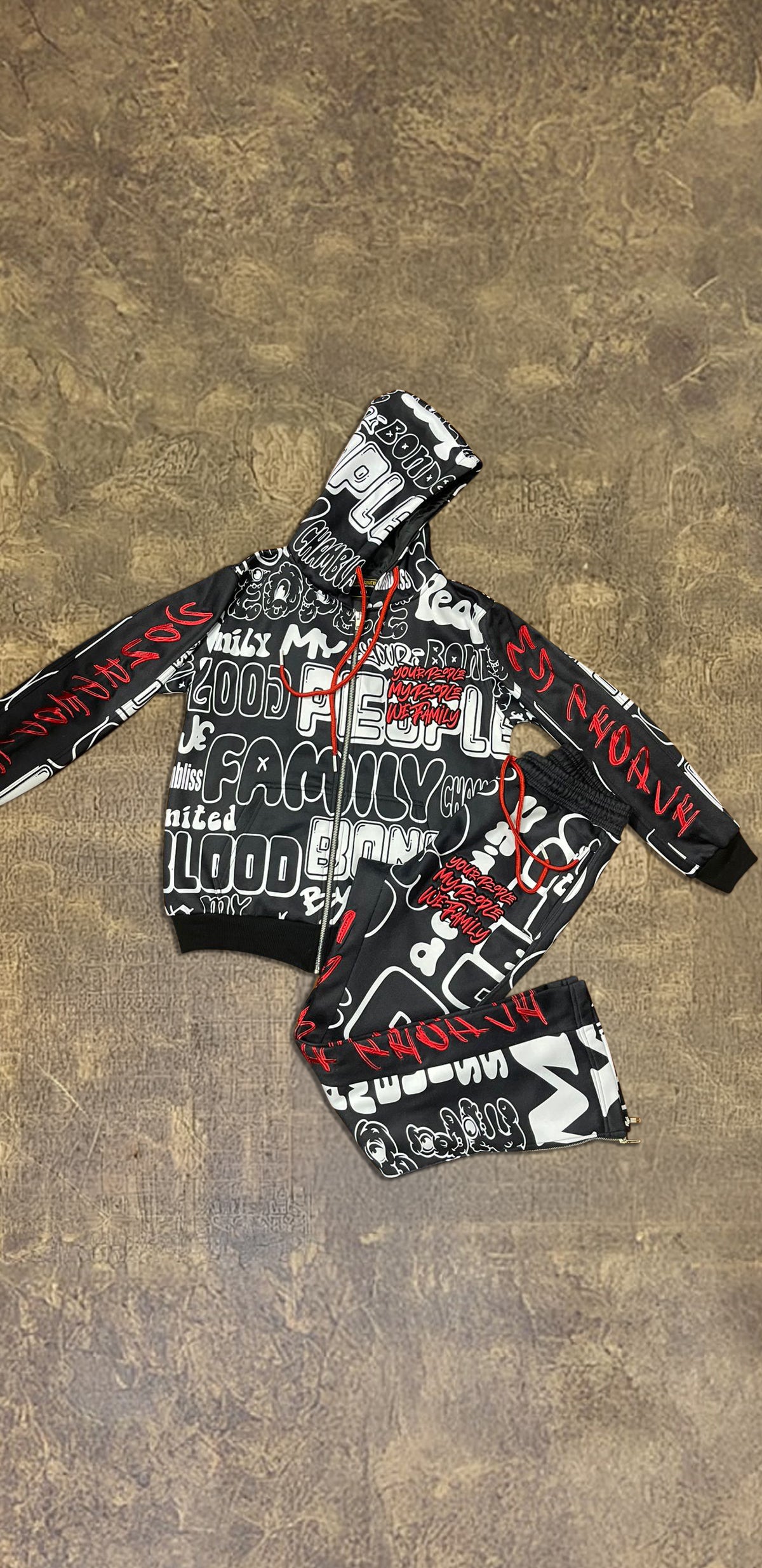 Black Graffiti Chambliss Jogger Fit