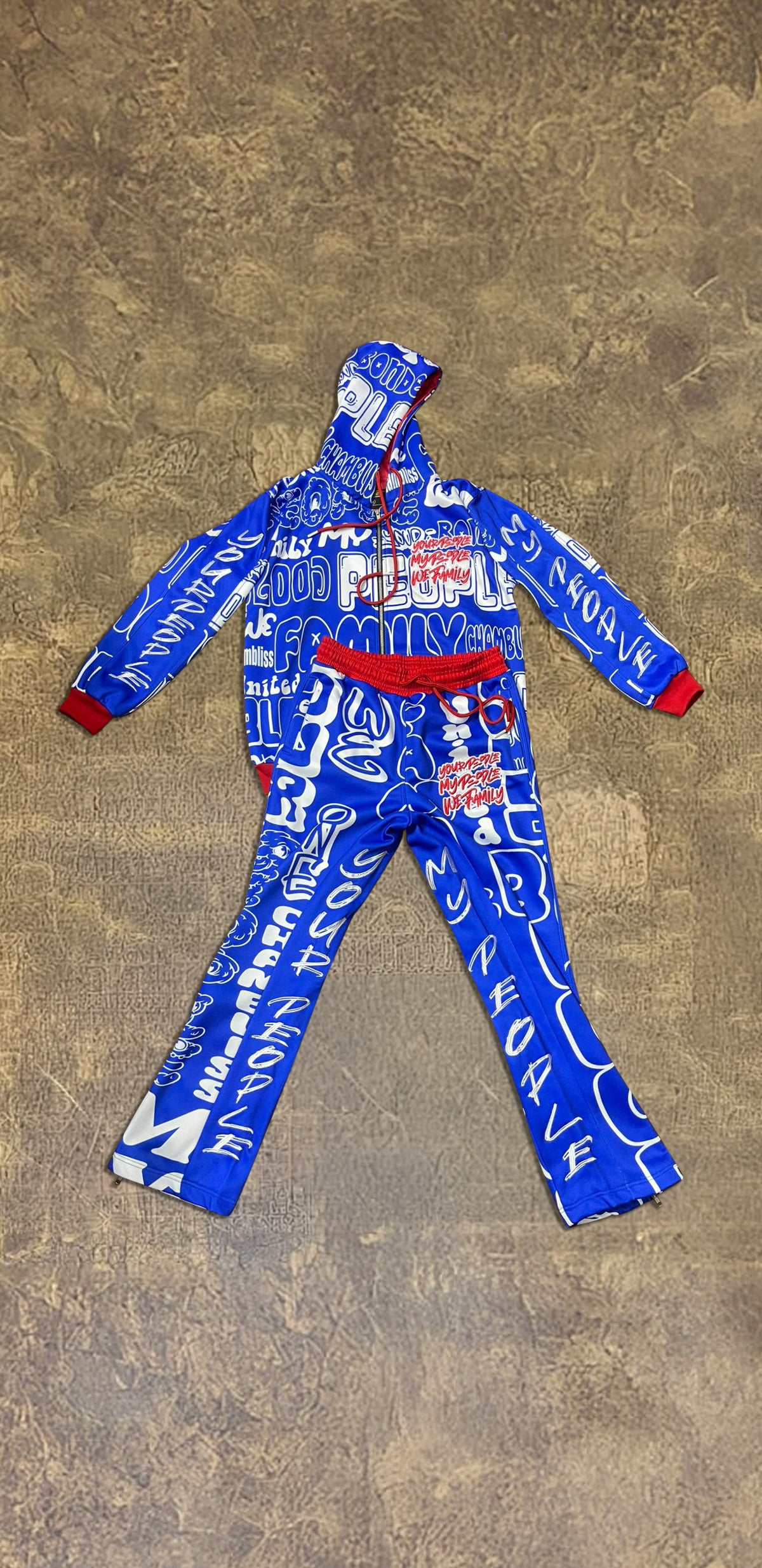 BLue Graffiti Chambliss Jogger Fit